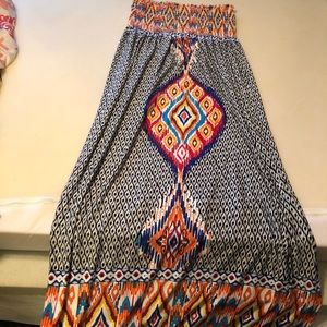 Tribal Prink maxi dress